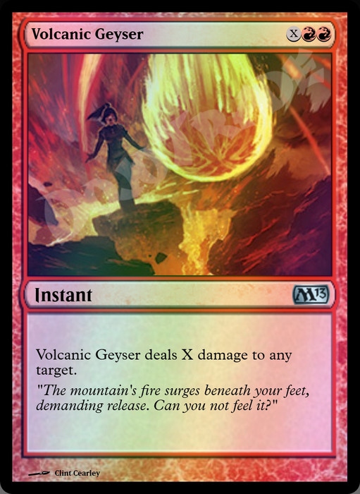 Volcanic Geyser FOIL