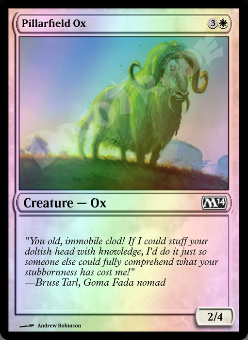 Pillarfield Ox FOIL