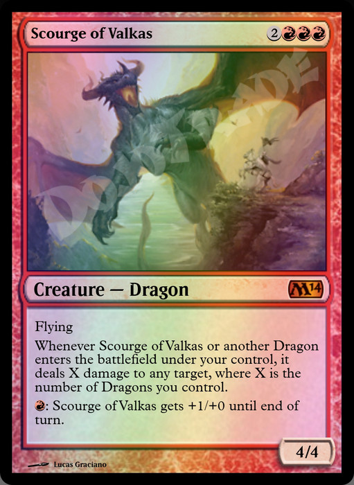 Scourge of Valkas FOIL