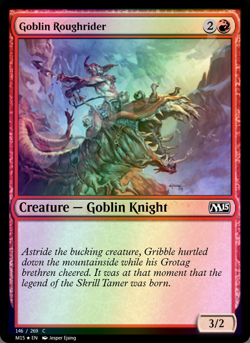 Goblin Roughrider FOIL