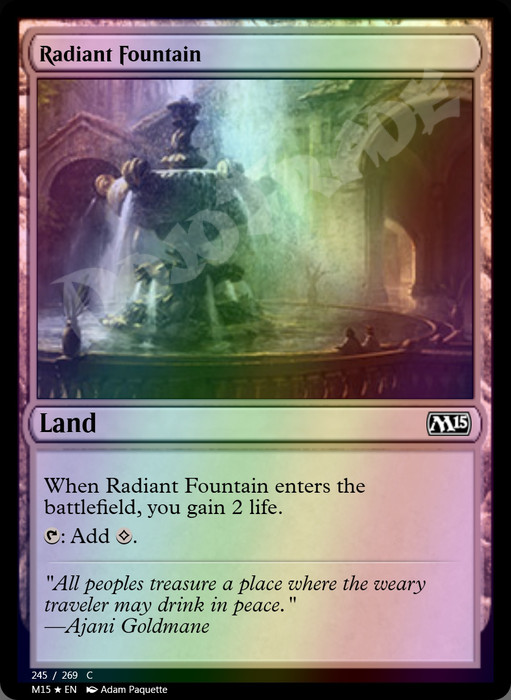 Radiant Fountain FOIL