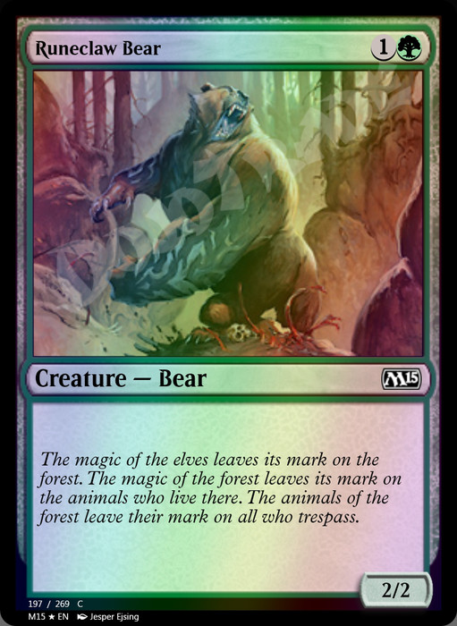 Runeclaw Bear FOIL