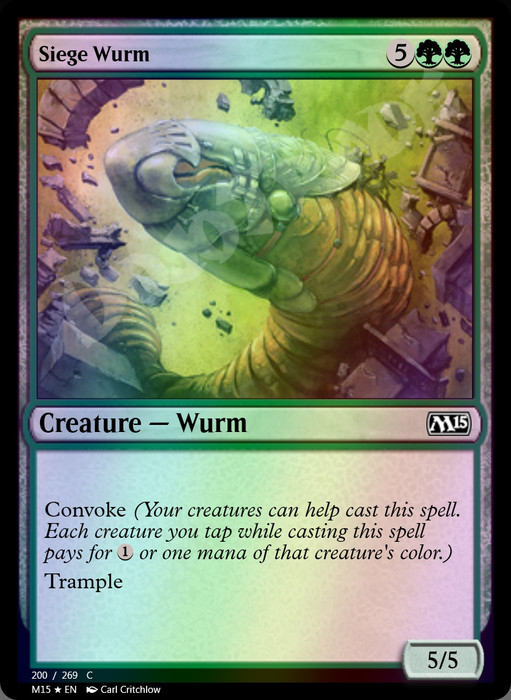 Siege Wurm FOIL