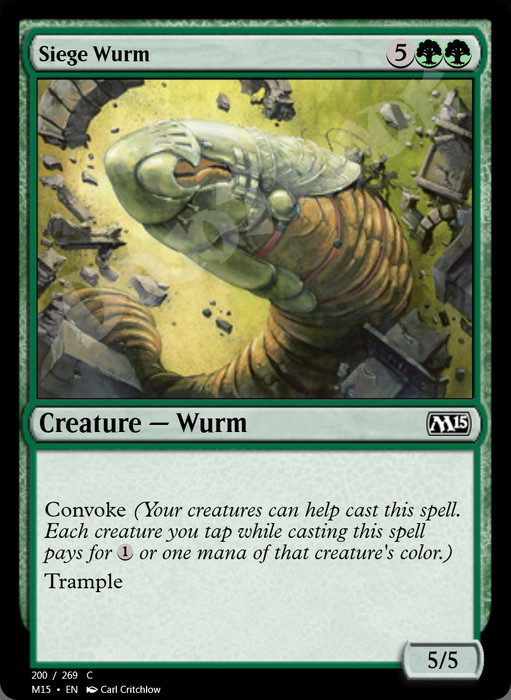 Siege Wurm