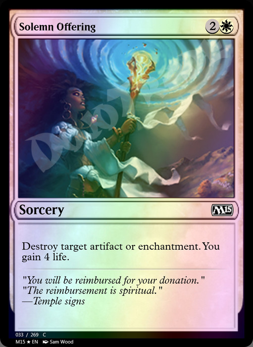 Solemn Offering FOIL