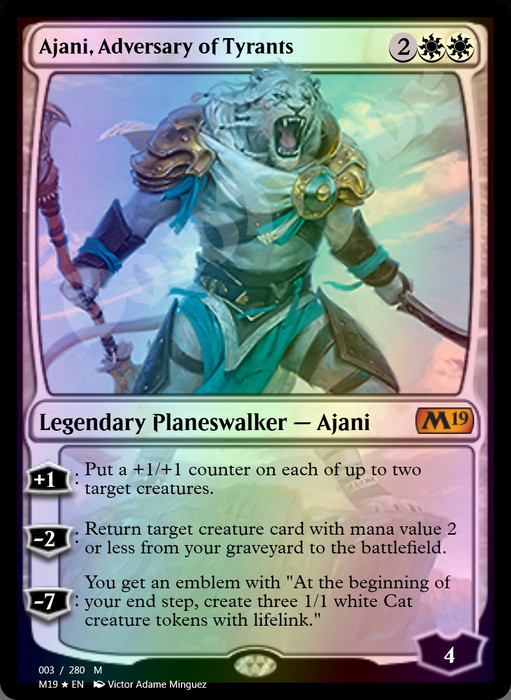 Ajani, Adversary of Tyrants FOIL