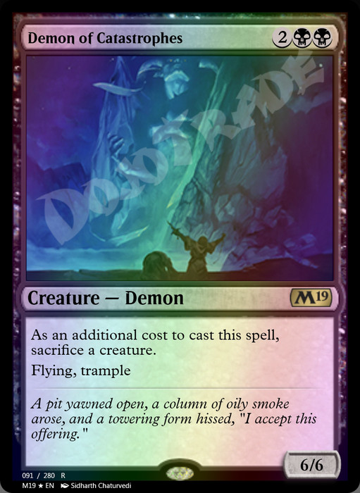 Demon of Catastrophes FOIL