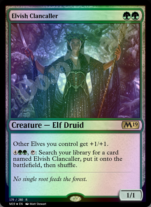 Elvish Clancaller FOIL