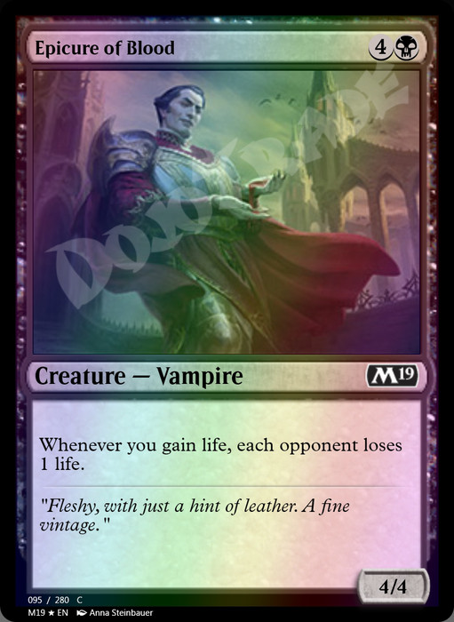 Epicure of Blood FOIL