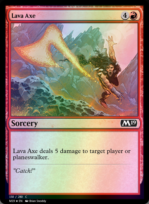 Lava Axe FOIL