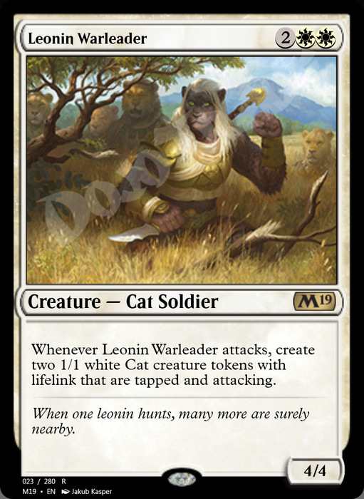 Leonin Warleader