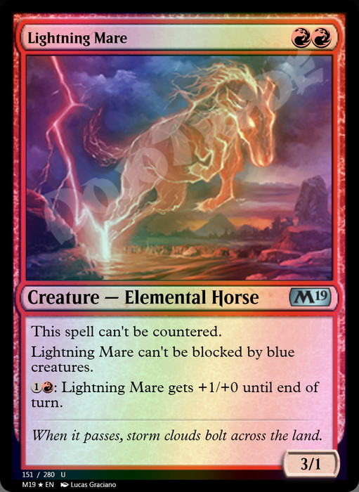 Lightning Mare FOIL