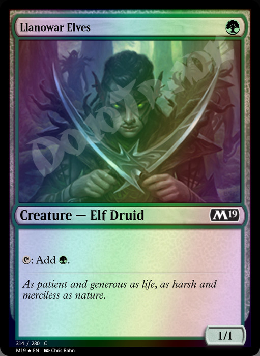 Llanowar Elves FOIL