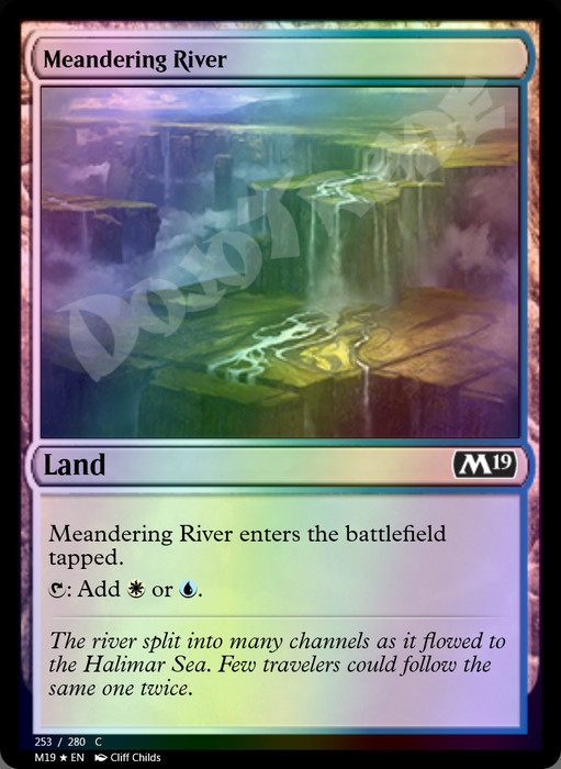 Meandering River FOIL