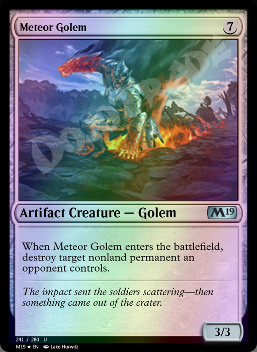 Meteor Golem FOIL