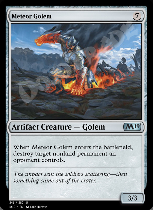 Meteor Golem