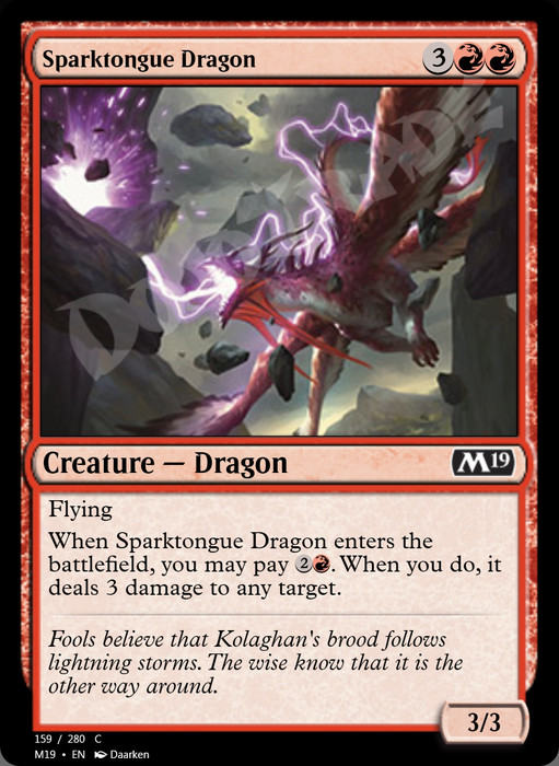 Sparktongue Dragon