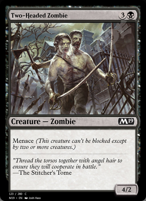 Two-Headed Zombie