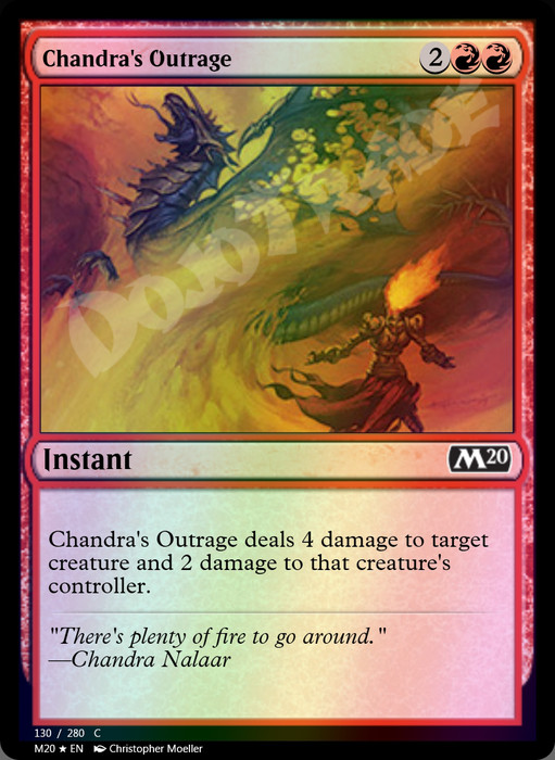 Chandra's Outrage FOIL