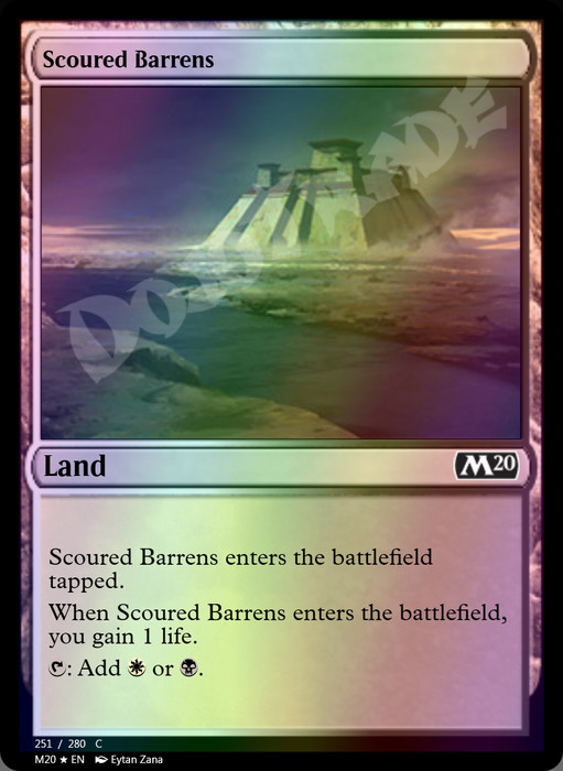 Scoured Barrens FOIL