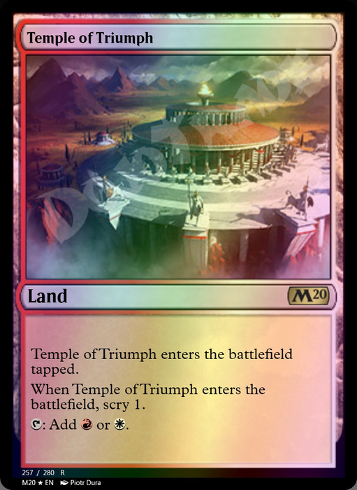 Temple of Triumph FOIL