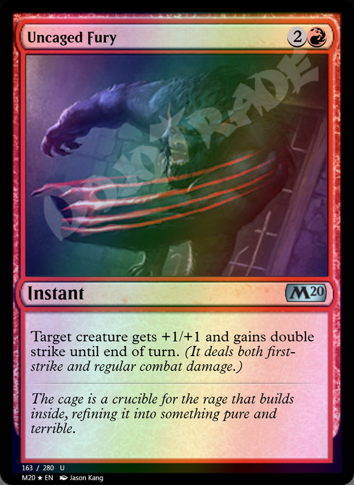 Uncaged Fury FOIL