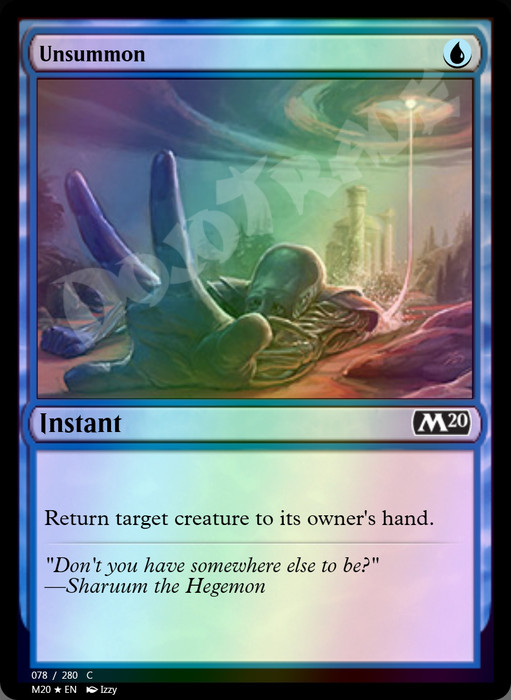 Unsummon FOIL