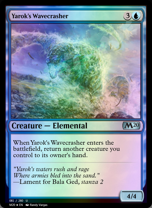 Yarok's Wavecrasher FOIL