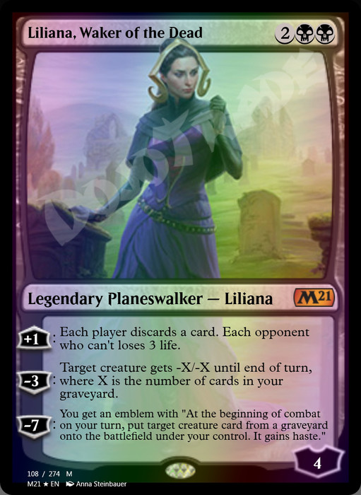 Liliana, Waker of the Dead FOIL