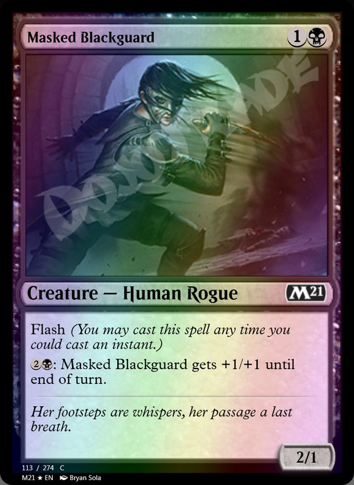 Masked Blackguard FOIL