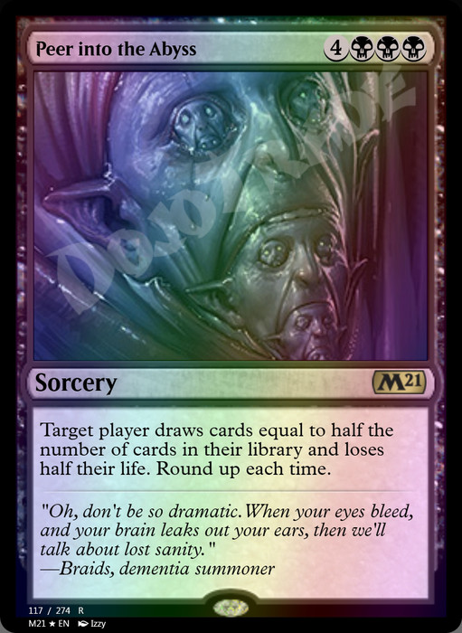 Peer into the Abyss FOIL