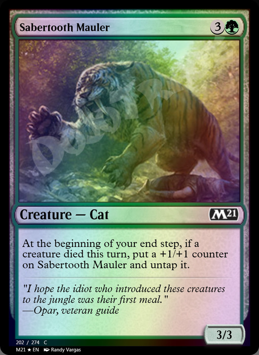 Sabertooth Mauler FOIL