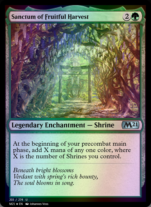 Sanctum of Fruitful Harvest FOIL