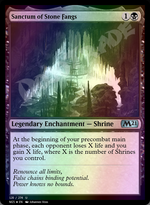 Sanctum of Stone Fangs FOIL