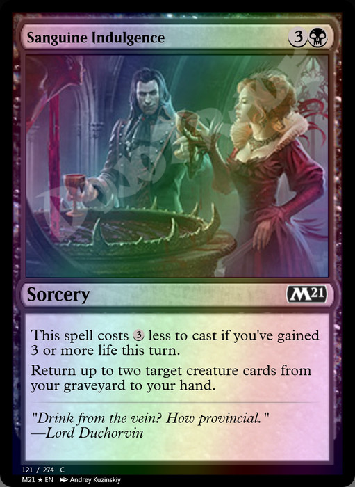 Sanguine Indulgence FOIL