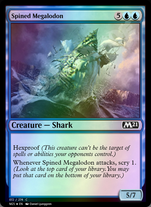 Spined Megalodon FOIL