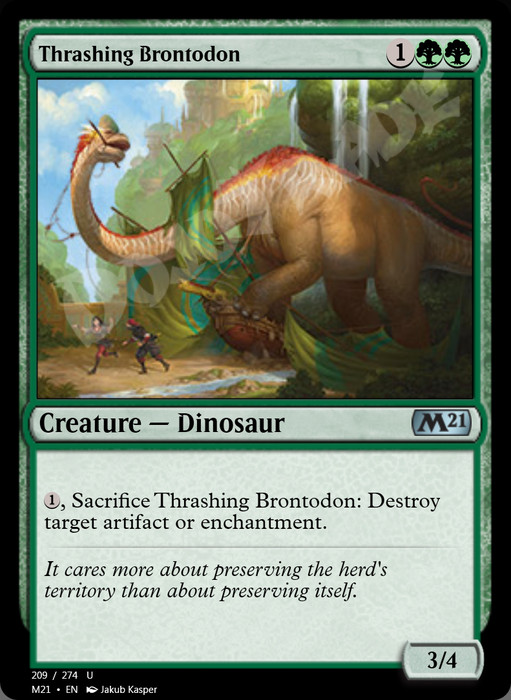 Thrashing Brontodon