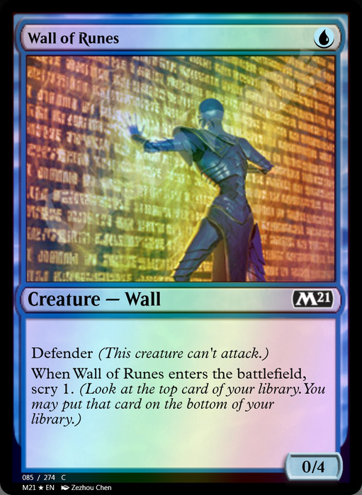 Wall of Runes FOIL