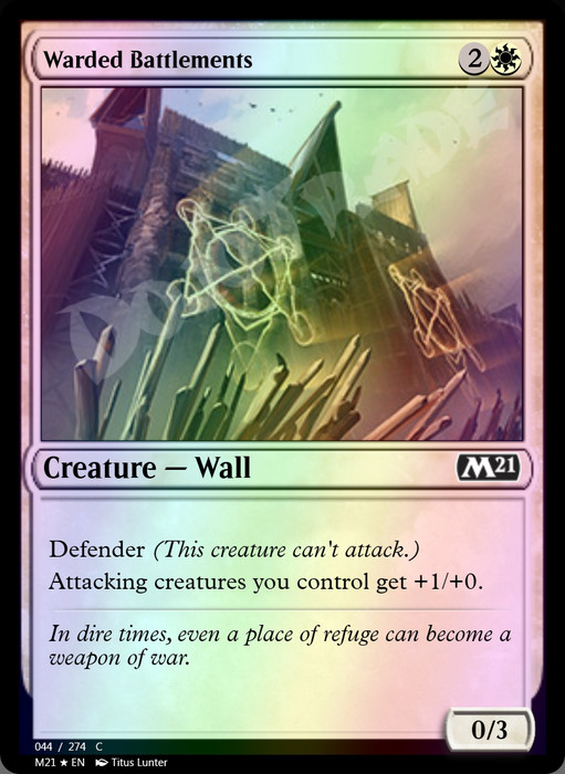 Warded Battlements FOIL