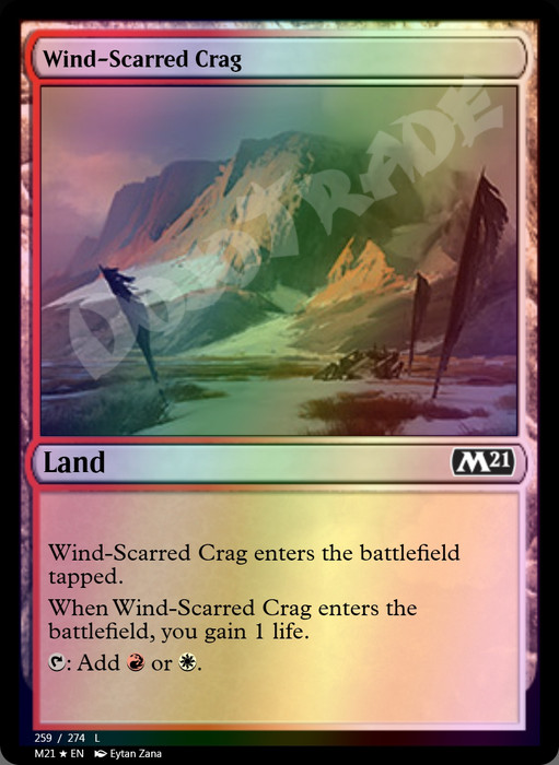 Wind-Scarred Crag FOIL