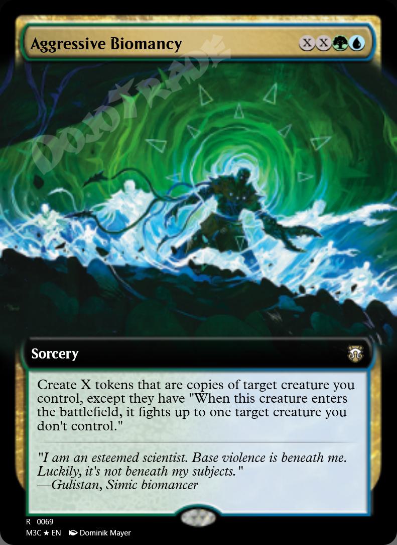 Aggressive Biomancy (Extended Art) FOIL