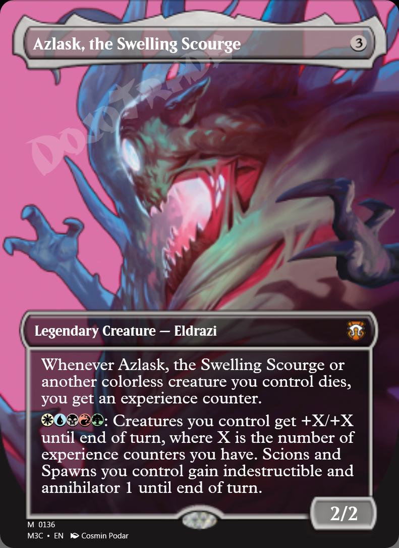 Azlask, the Swelling Scourge (Borderless)