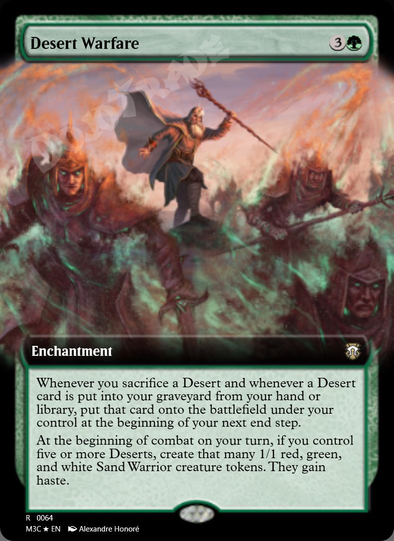 Desert Warfare (Extended Art) FOIL