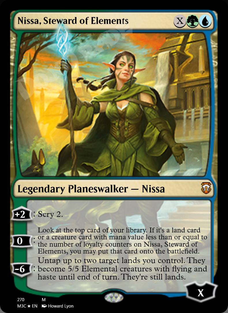 Nissa, Steward of Elements FOIL