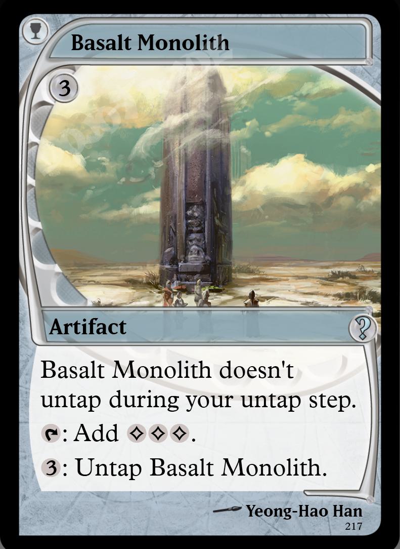 Basalt Monolith FOIL