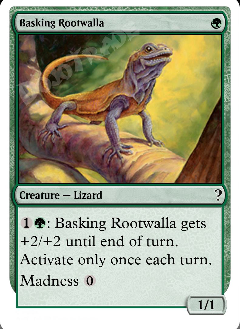 Basking Rootwalla FOIL