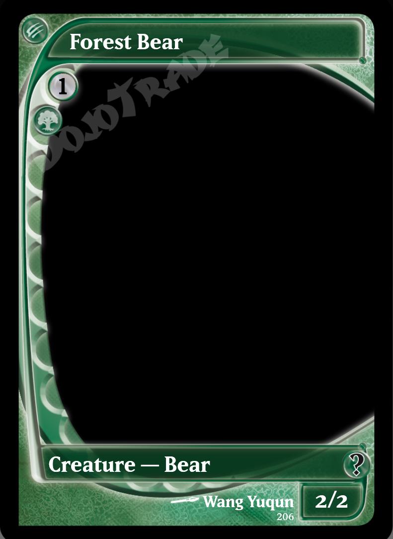 Forest Bear FOIL