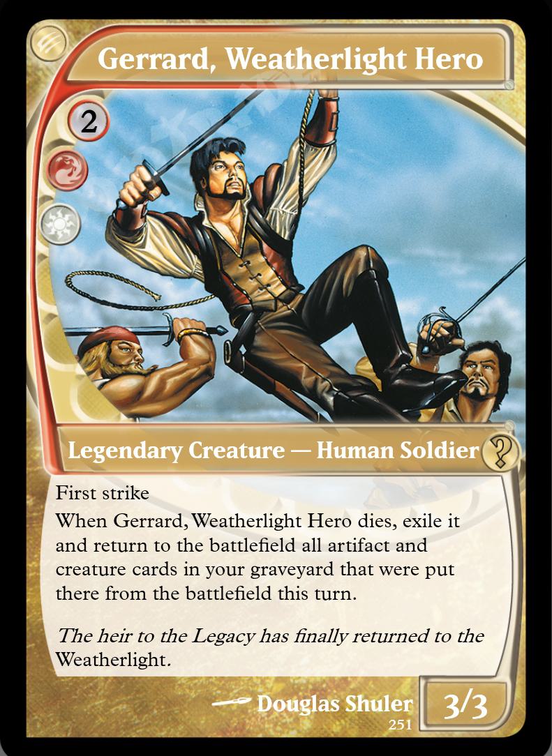 Gerrard, Weatherlight Hero FOIL