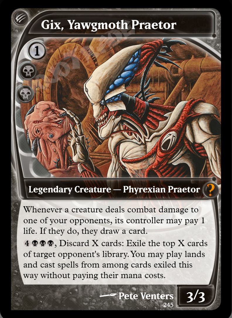 Gix, Yawgmoth Praetor FOIL