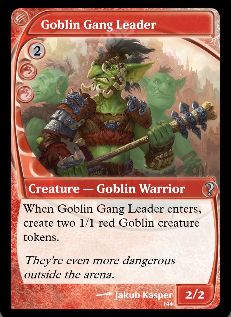 Goblin Gang Leader FOIL